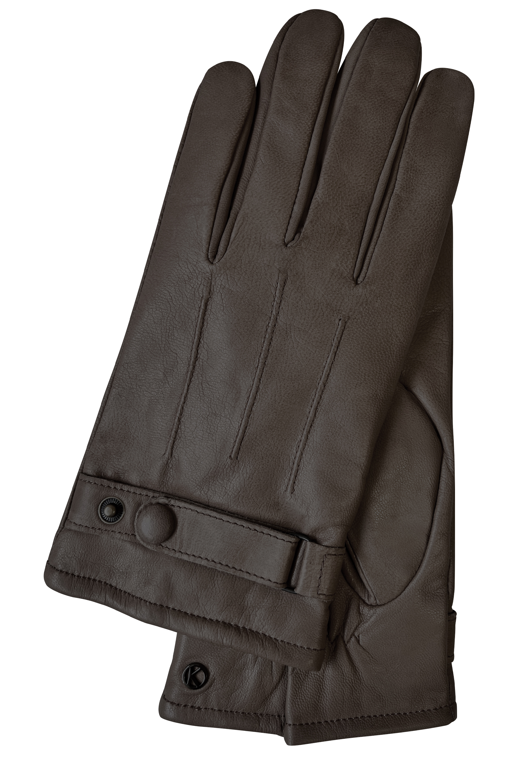 Kessler GORDON TOUCH Lederhandschuh Herren dark brown Leder