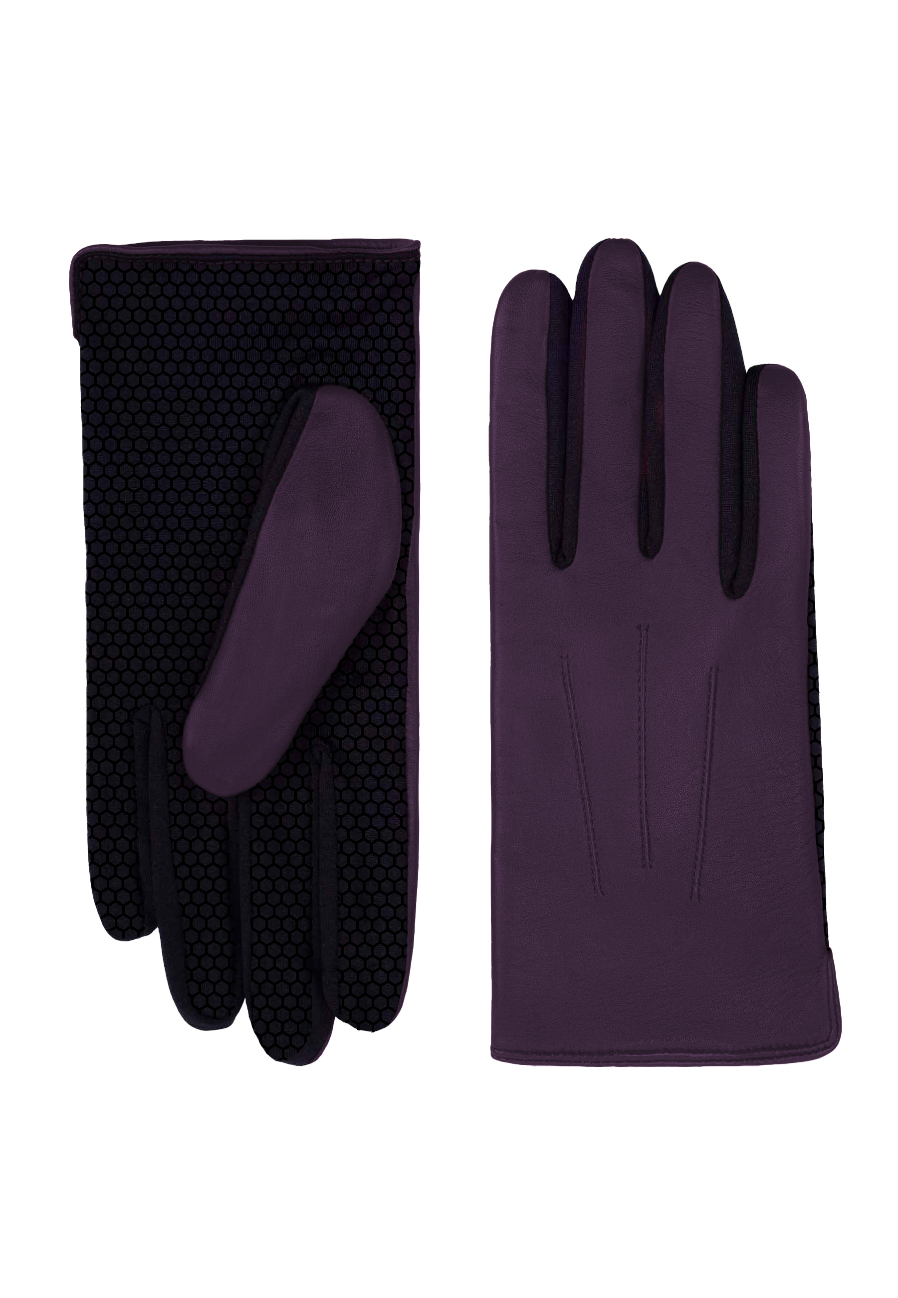 Kessler MIA Lederhandschuh Damen deep purple Leder