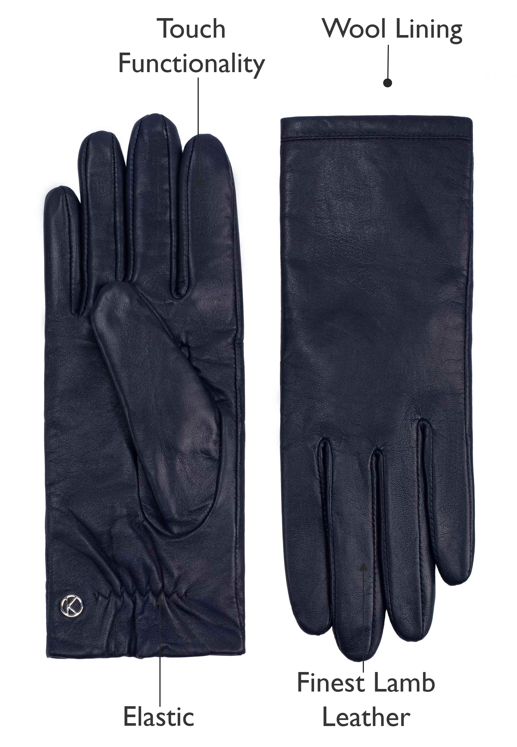 Kessler CHELSEA Lederhandschuh Damen mysterioso Leder Kessler CHELSEA Lederhandschuh Damen mysterioso Leder