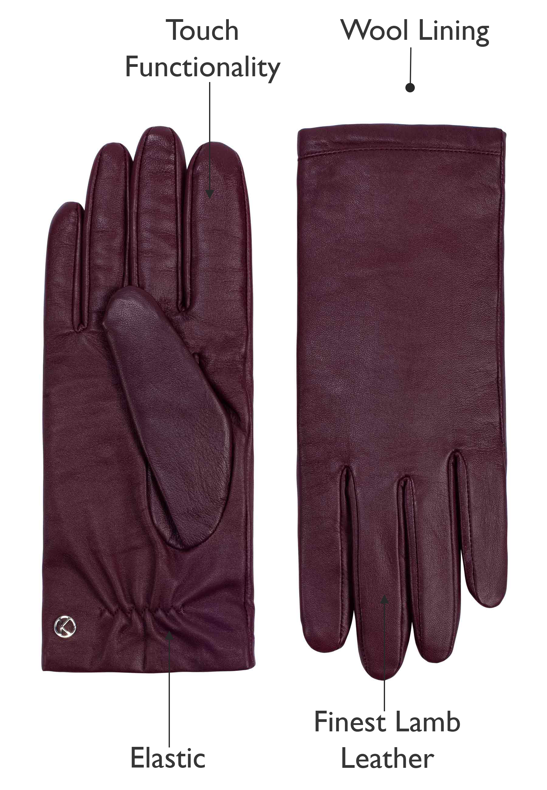 Kessler CHELSEA Lederhandschuh Damen tokay Leder Kessler CHELSEA Lederhandschuh Damen tokay Leder